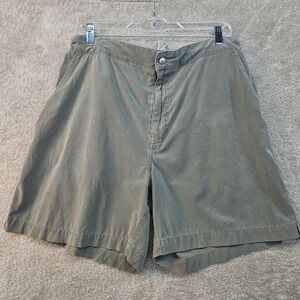 Buck Mason Deck Shorts Mens 36 Olive Green Zip Drawstring 6 Inch Inseam